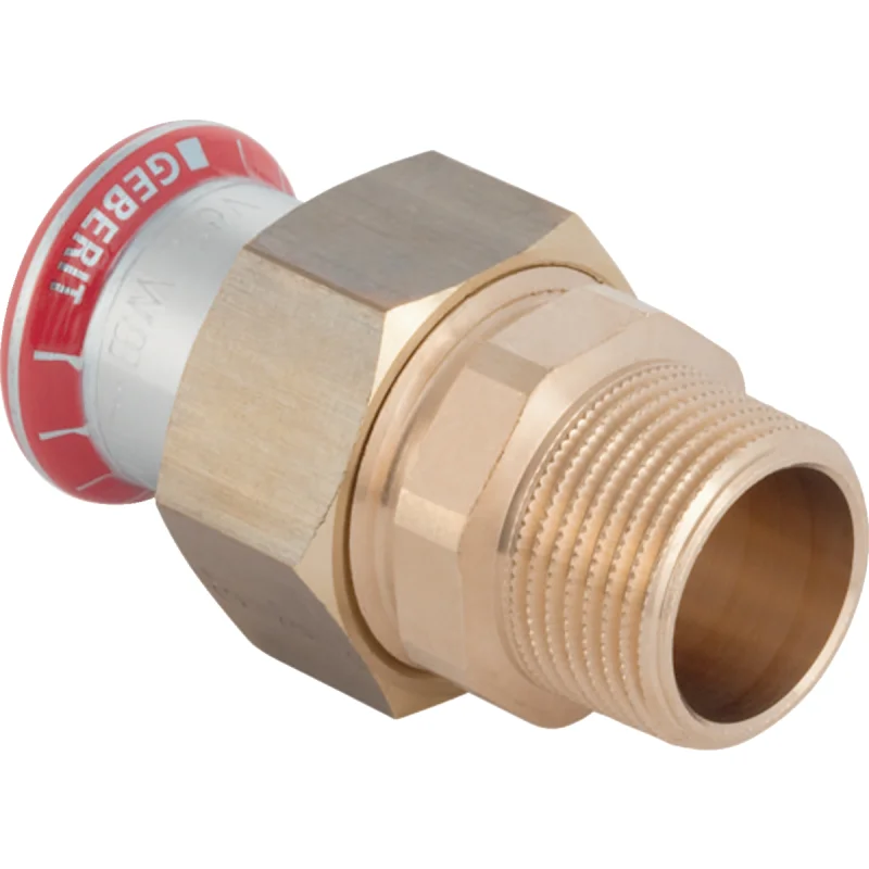 Adaptor cu filet Geberit Mapress Oţel-Carbon, cu filet exterior: d=15mm, R=1/2″