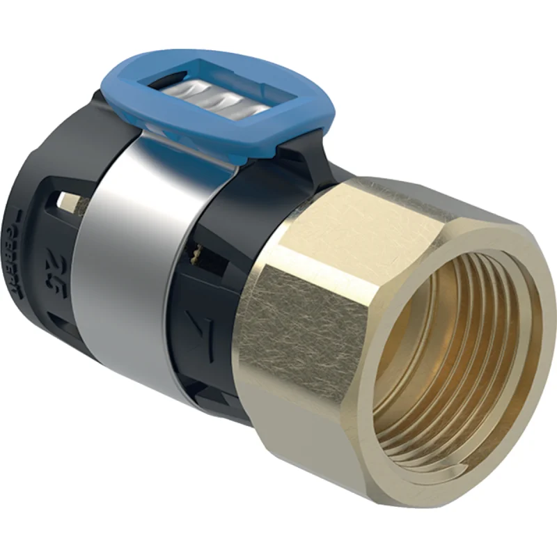 Adaptor Geberit FlowFit cu filet interior: Material=Bronz silicat fără plumb, d=32mm, Rp=1 1/4″